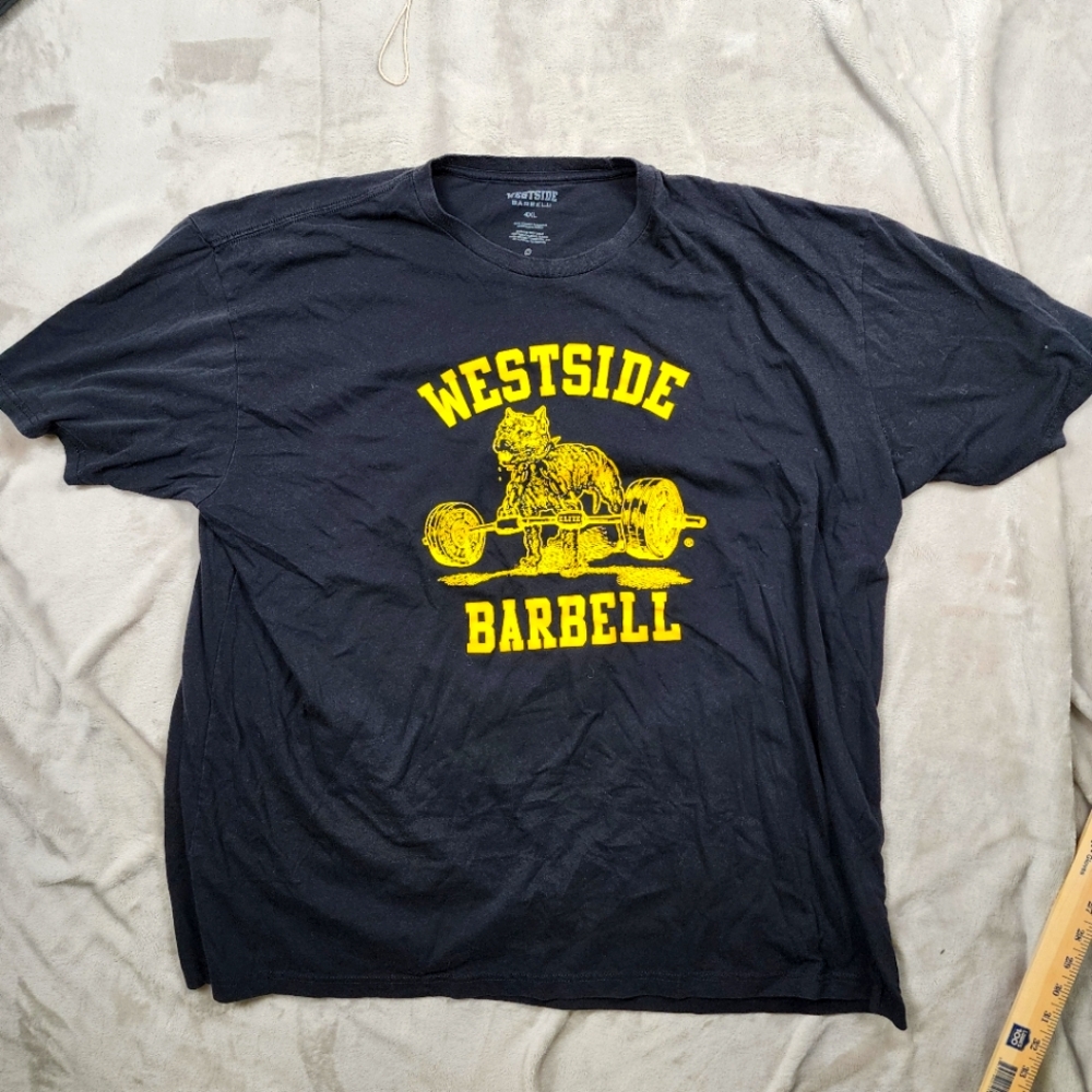 Westside Barbell Classic T-shirt Black and Gold 4XL